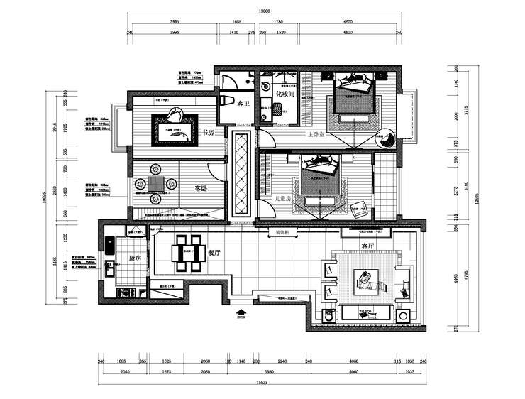 银丰花园施工图2-Model