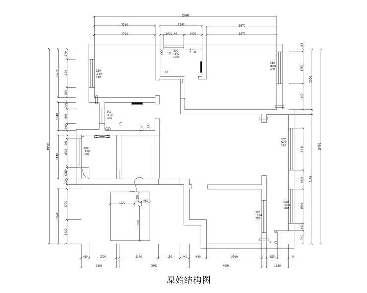 鲁邦奥林逸城136原始平面图