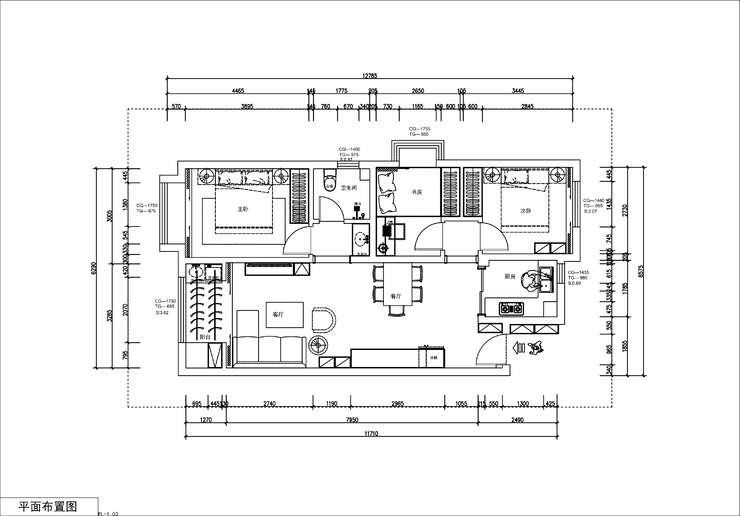 茗筑华府 施工图纸01-Model